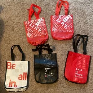 5 small lululemon bags